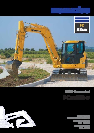 Верижни екскаватори Komatsu PC88MR-8