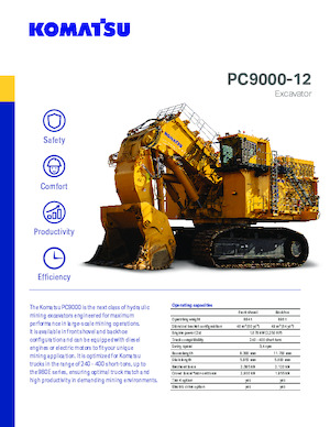 Верижни екскаватори Komatsu PC9000-12