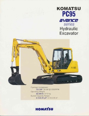 Верижни екскаватори Komatsu PC95