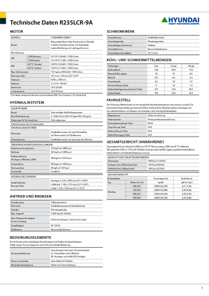 Верижни екскаватори Hyundai R 235 LCR-9 A