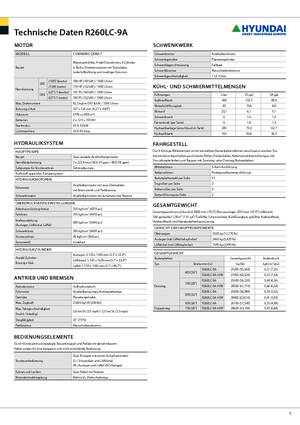 Верижни екскаватори Hyundai R 260 NLC-9 A