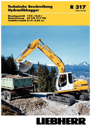 Верижни екскаватори Liebherr R 317 Litronic HDS