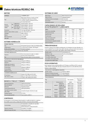 Верижни екскаватори Hyundai R 330 NLC-9 A