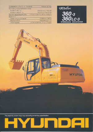 Верижни екскаватори Hyundai R 360-3