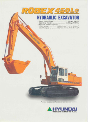 Верижни екскаватори Hyundai R 450LC
