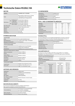 Верижни екскаватори Hyundai R 520 LC-9 A