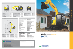 Верижни екскаватори Hyundai R 80-7 A