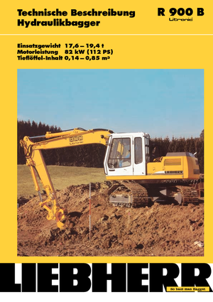 Верижни екскаватори Liebherr R 900 B Litronic