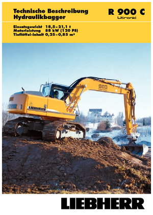 Верижни екскаватори Liebherr R 900 C Litronic