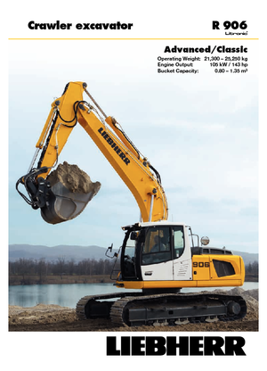 Верижни екскаватори Liebherr R 906 Classic