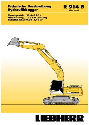 Верижни екскаватори Liebherr R 914 B Litronic HDSL