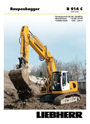 Верижни екскаватори Liebherr R 914 C Litronic HDSL