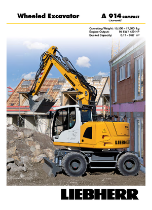 Верижни екскаватори Liebherr R 914 Compact Litronic