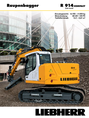 Верижни екскаватори Liebherr R 914 Compact Litronic