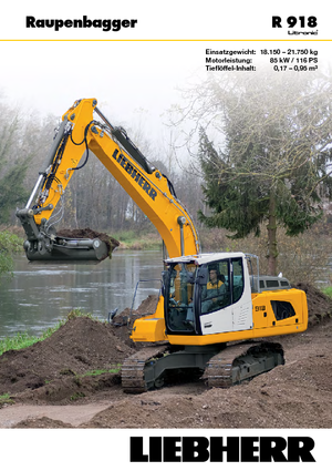 Верижни екскаватори Liebherr R 918