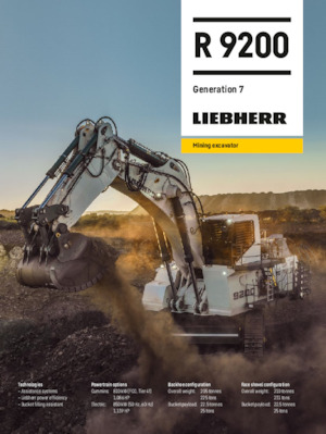 Верижни екскаватори Liebherr R 9200 G7