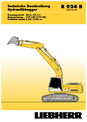 Верижни екскаватори Liebherr R 924 B Litronic HDSL