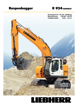 Верижни екскаватори Liebherr R 924 Compact