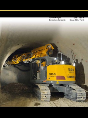 Верижни екскаватори Liebherr R 924 Compact Tunnel Litronic