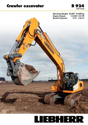 Верижни екскаватори Liebherr R 924
