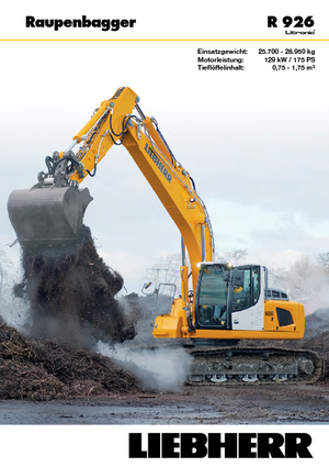 Верижни екскаватори Liebherr R 926