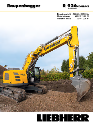 Верижни екскаватори Liebherr R 926