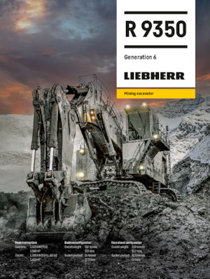 Верижни екскаватори Liebherr R 9350 G6