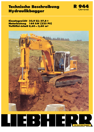 Верижни екскаватори Liebherr R 944 Litronic HD-SL