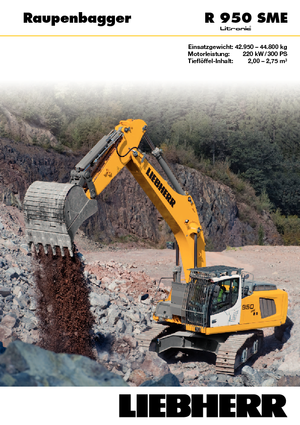 Верижни екскаватори Liebherr R 950 SME