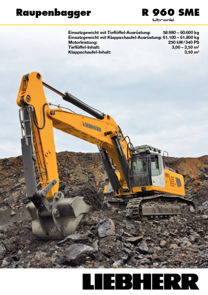 Верижни екскаватори Liebherr R 960 SME