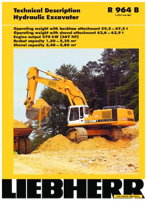 Верижни екскаватори Liebherr R 964 B Litronic HD