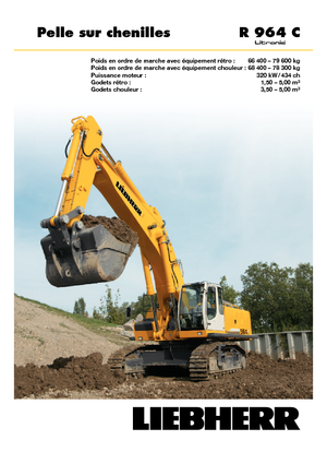 Верижни екскаватори Liebherr R 964 C Litronic