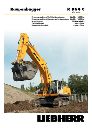 Верижни екскаватори Liebherr R 964 C Litronic