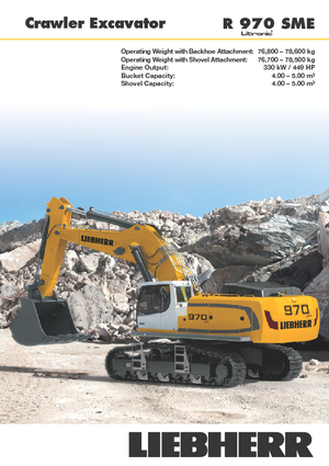 Верижни екскаватори Liebherr R 970 SME