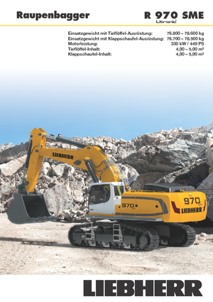 Верижни екскаватори Liebherr R 970 SME