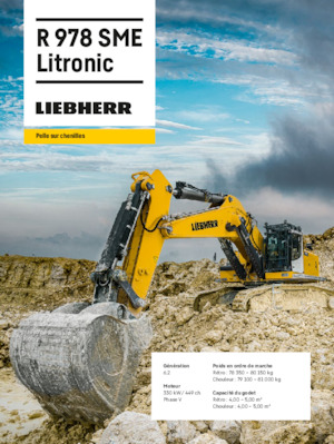 Верижни екскаватори Liebherr R 978 SME Litronic 