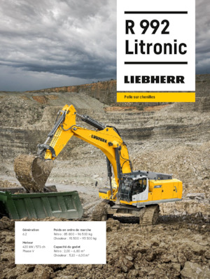 Верижни екскаватори Liebherr R 992 Litronic 