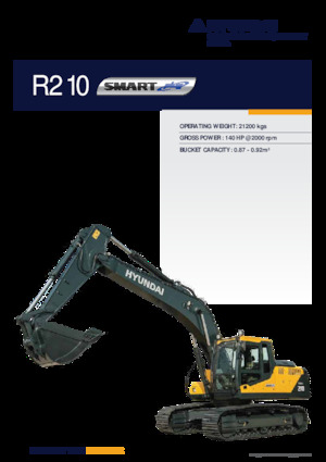 Верижни екскаватори Hyundai R210 SMART PLUS