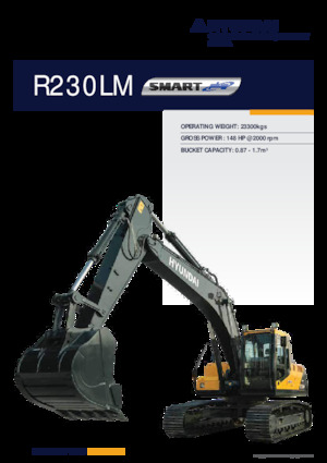 Верижни екскаватори Hyundai R230LM SMART PLUS