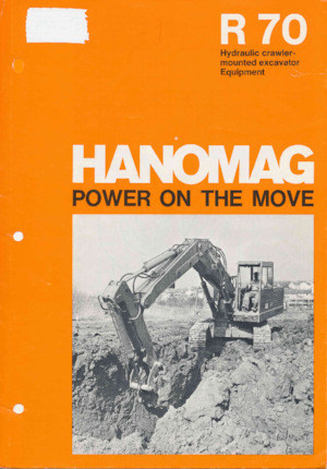 Верижни екскаватори Hanomag R70