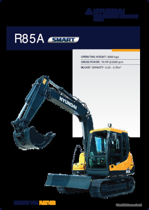 Верижни екскаватори Hyundai R85A SMART