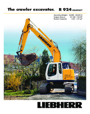 Верижни екскаватори Liebherr R 924 