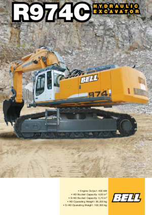 Верижни екскаватори Bell R974C