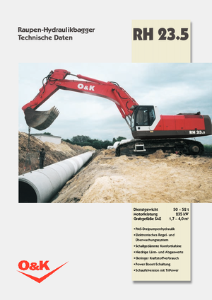 Верижни екскаватори O&K RH 23.5