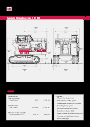 Верижни екскаватори Terex RH 400