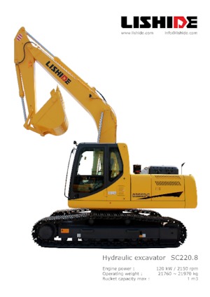 Верижни екскаватори Lishide SC220.8LC