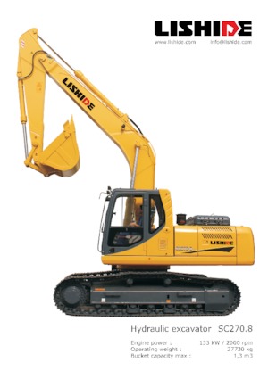 Верижни екскаватори Lishide SC270.8LC