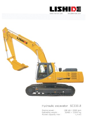 Верижни екскаватори Lishide SC330.8