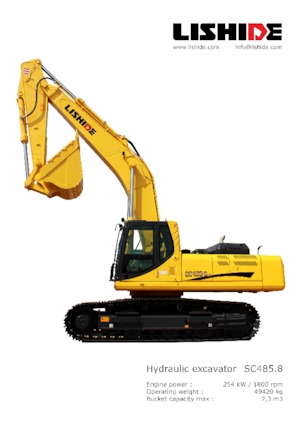 Верижни екскаватори Lishide SC485.8LC 