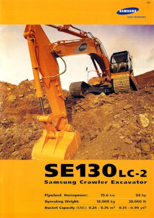 Верижни екскаватори Samsung SE 130 LC